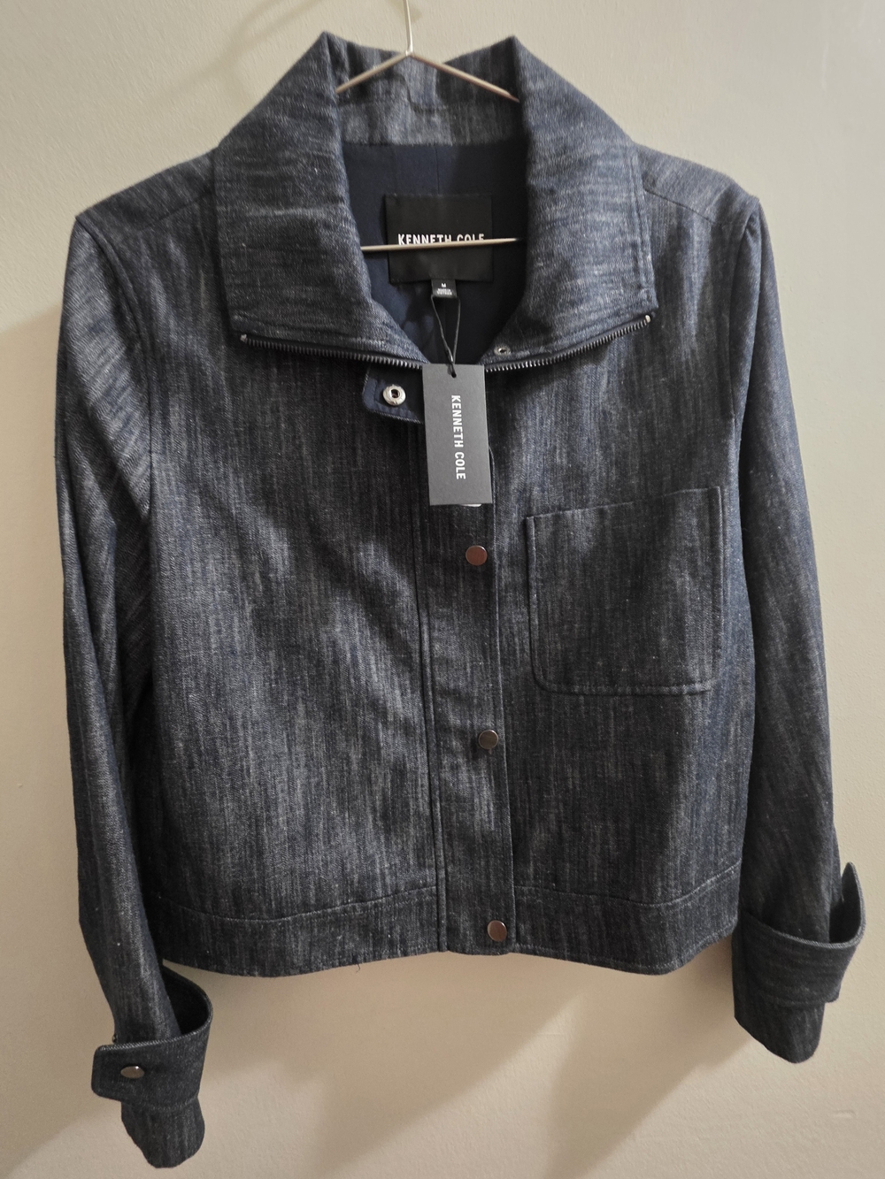 Kenneth Cole Women's Dark Denim Jacket